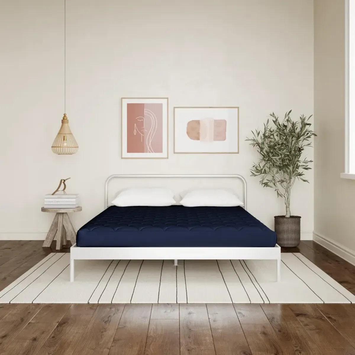 Alex 6" Quilted Twin Mattress with Machine Washable Cover