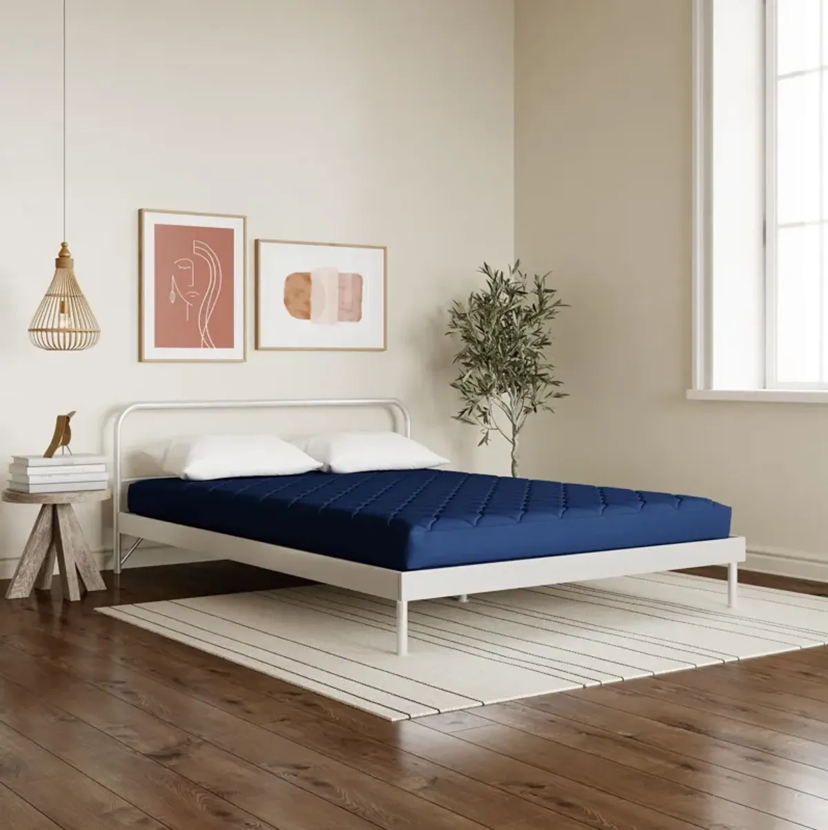 Alex 6" Quilted Twin Mattress with Machine Washable Cover