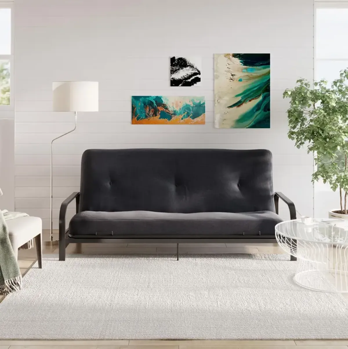Jayce 6 Inch Full Size Poly Filled Futon Mattress