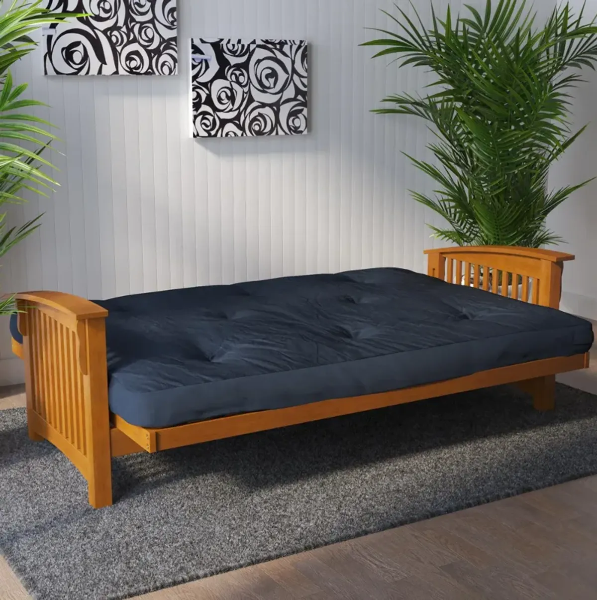 Fletcher 6" High Density Polyester Fill Futon Mattress