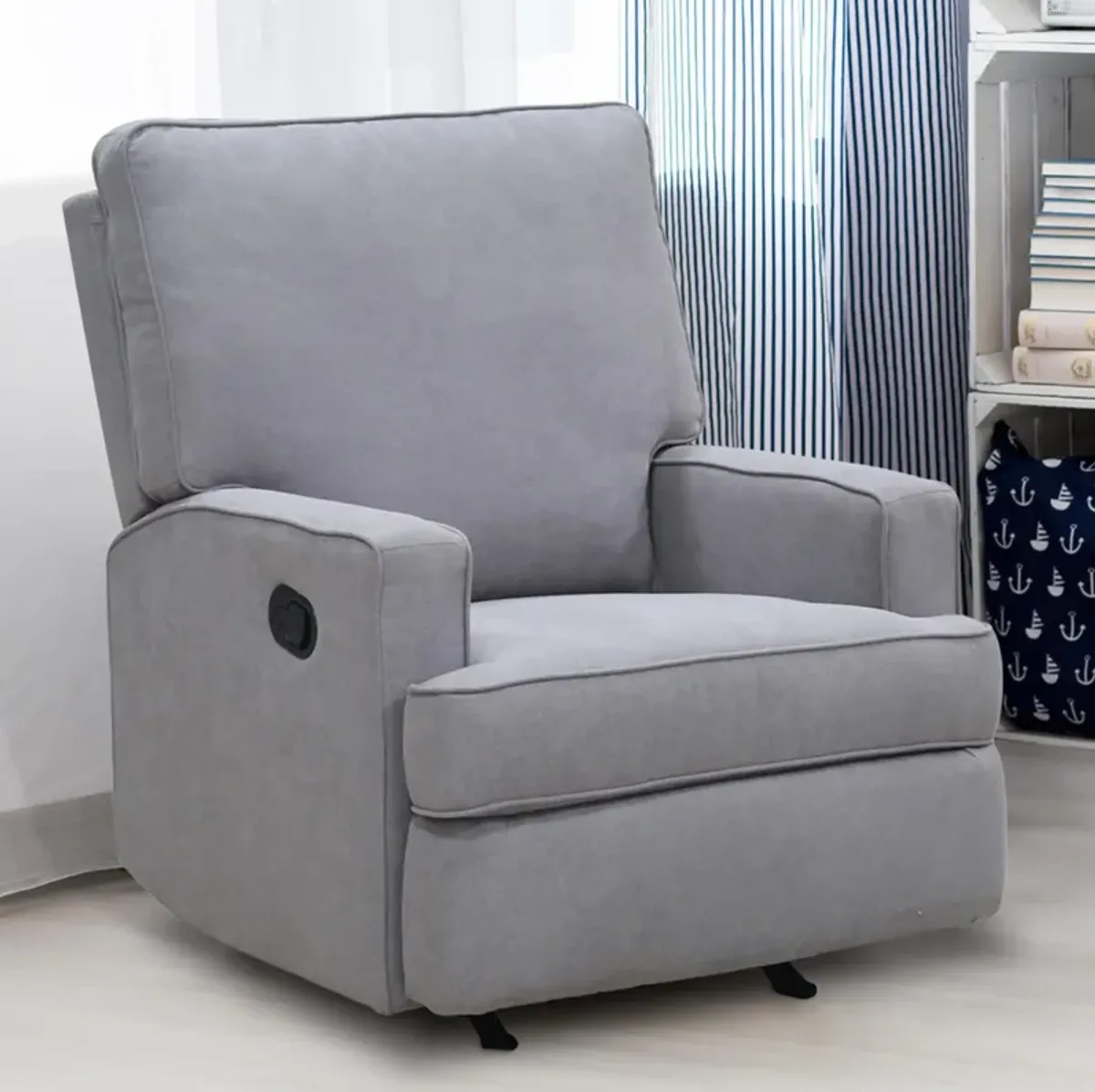 Salma Chenille Rocker Recliner Chair