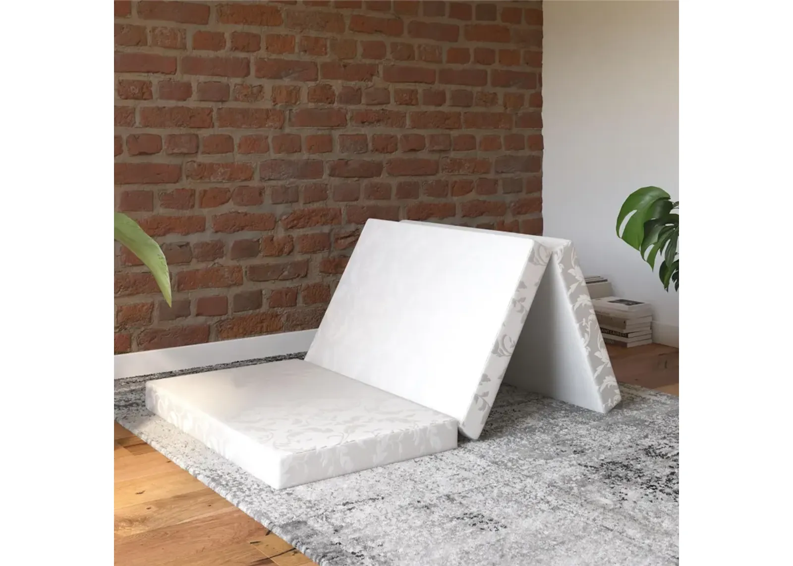 Olee 4-Inch Tri-Fold Folding Mattress