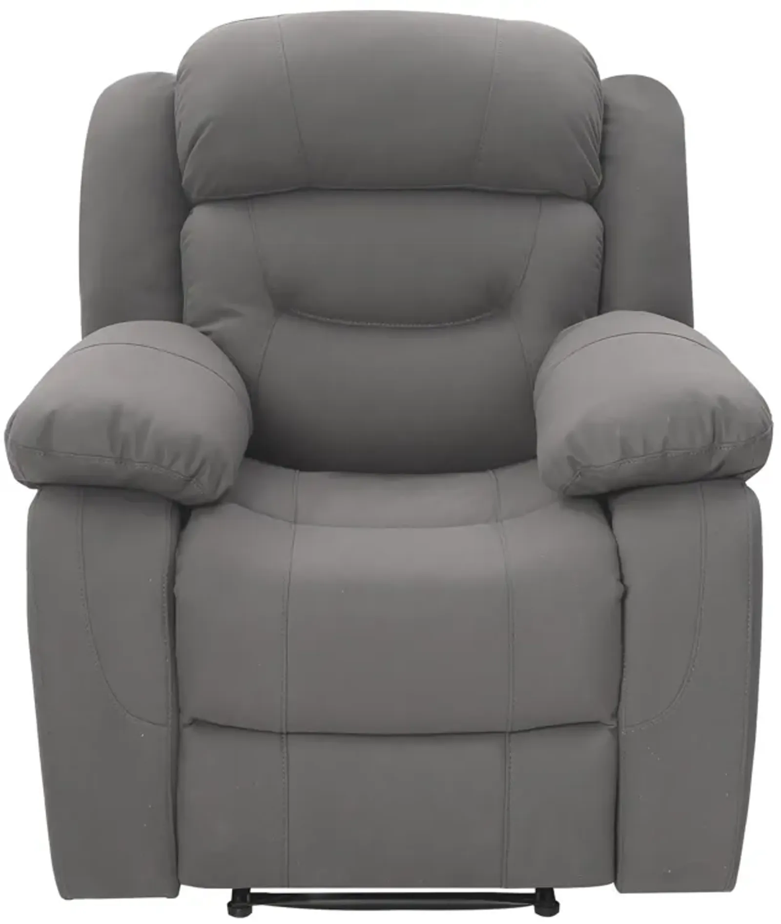 DHP Miller Recliner with Cupholder, Faux Microsuede