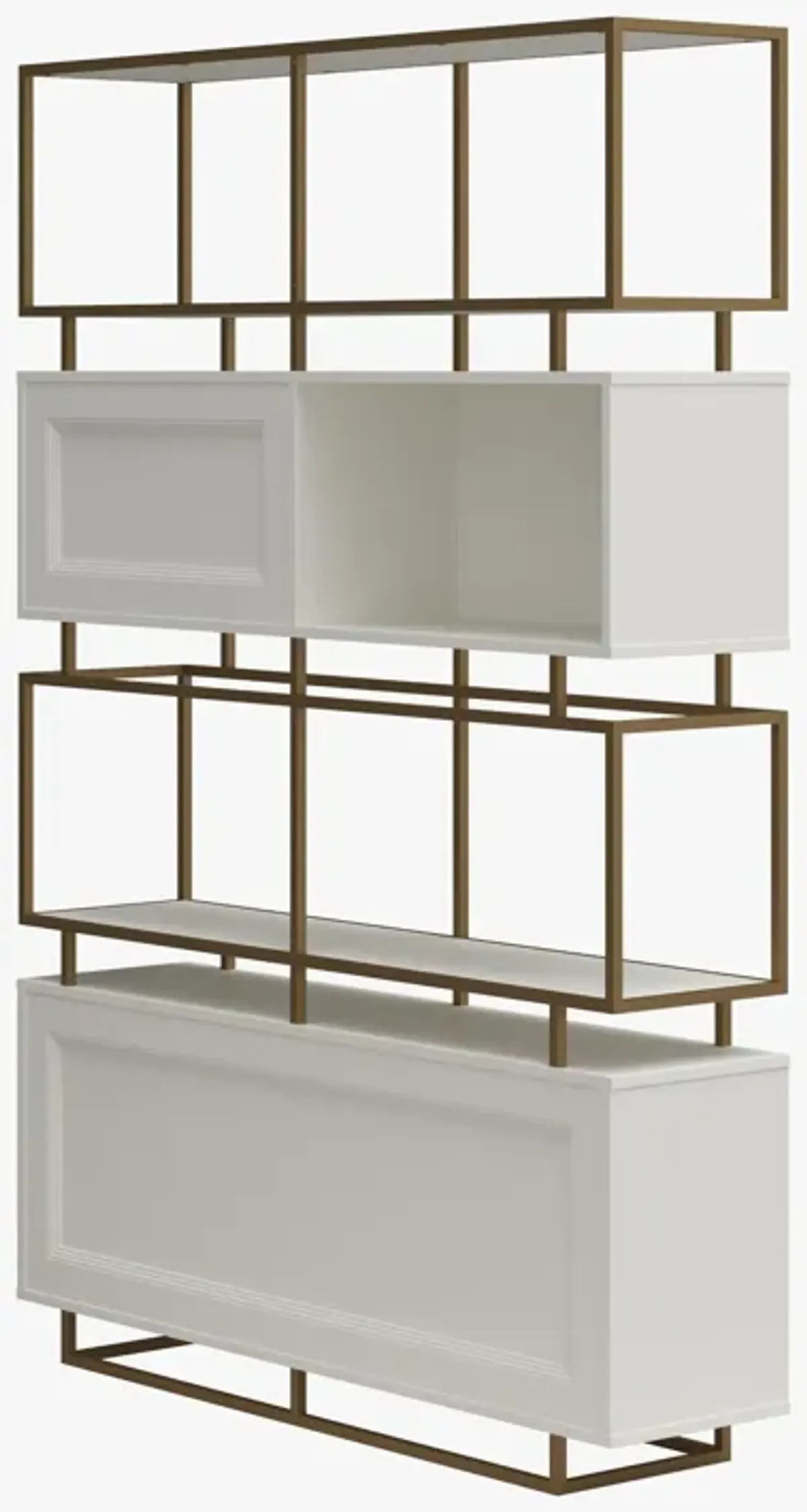 Goldie Modern Contemporary Bookcase Room Divider