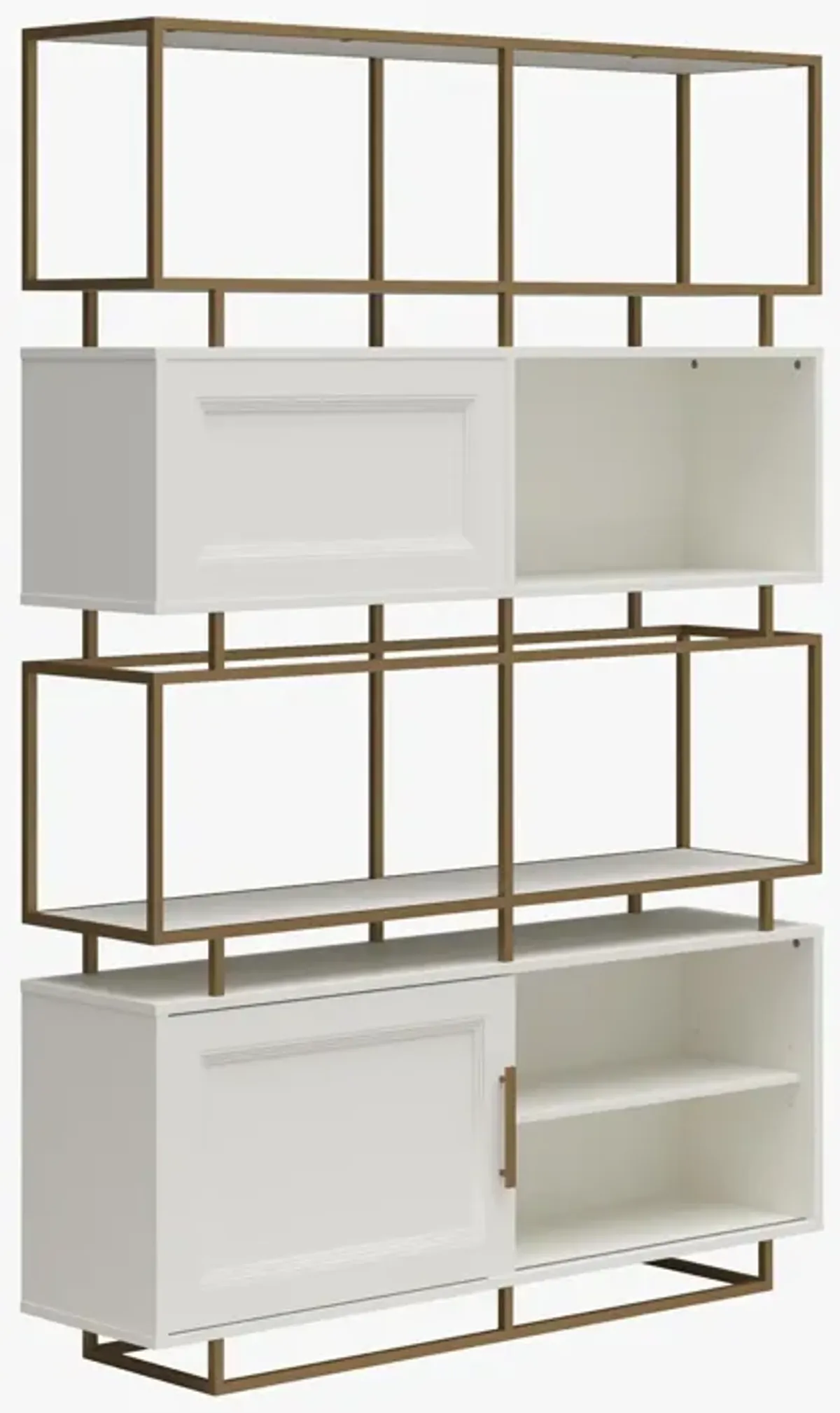 Goldie Modern Contemporary Bookcase Room Divider