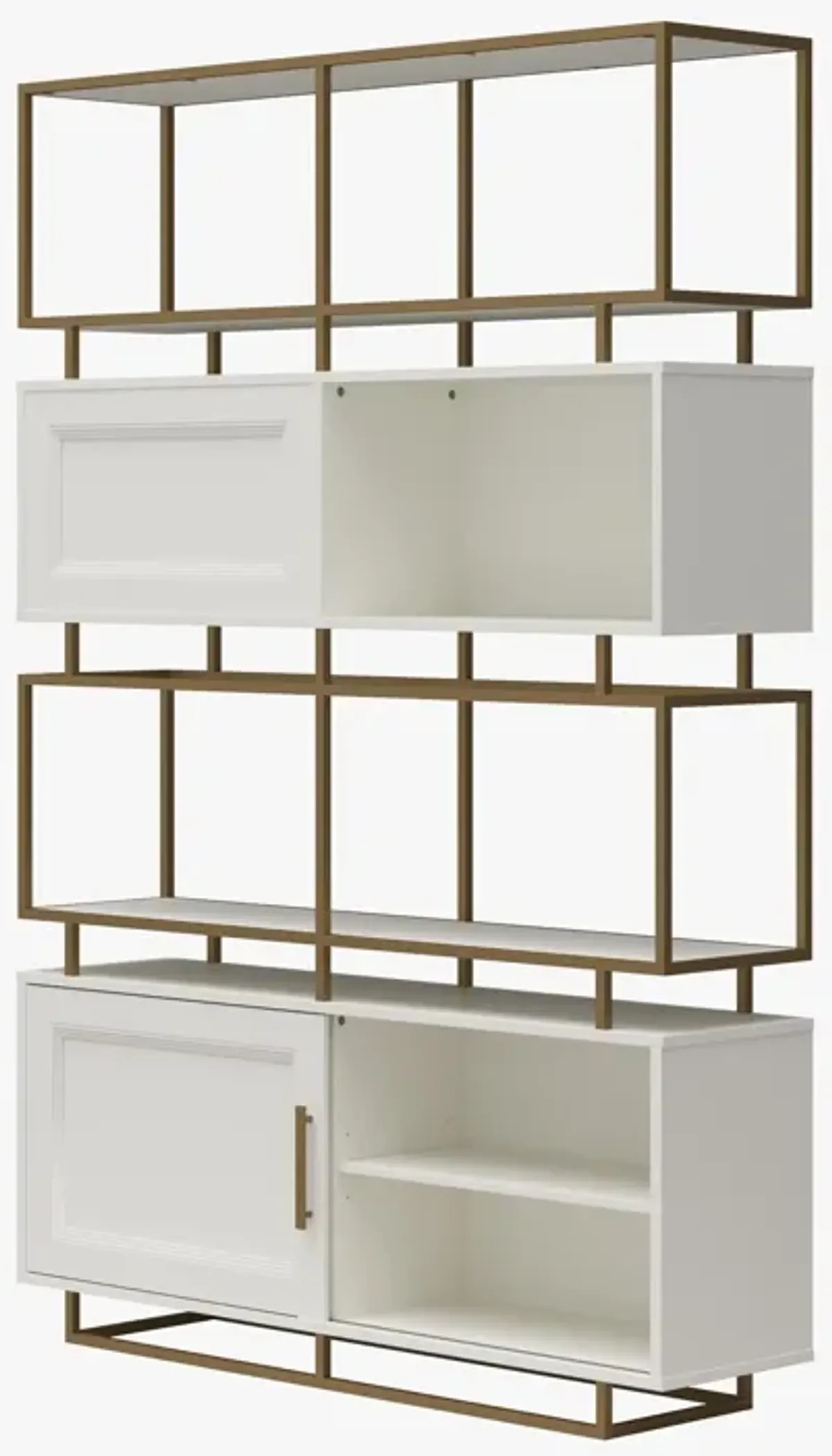 Goldie Modern Contemporary Bookcase Room Divider