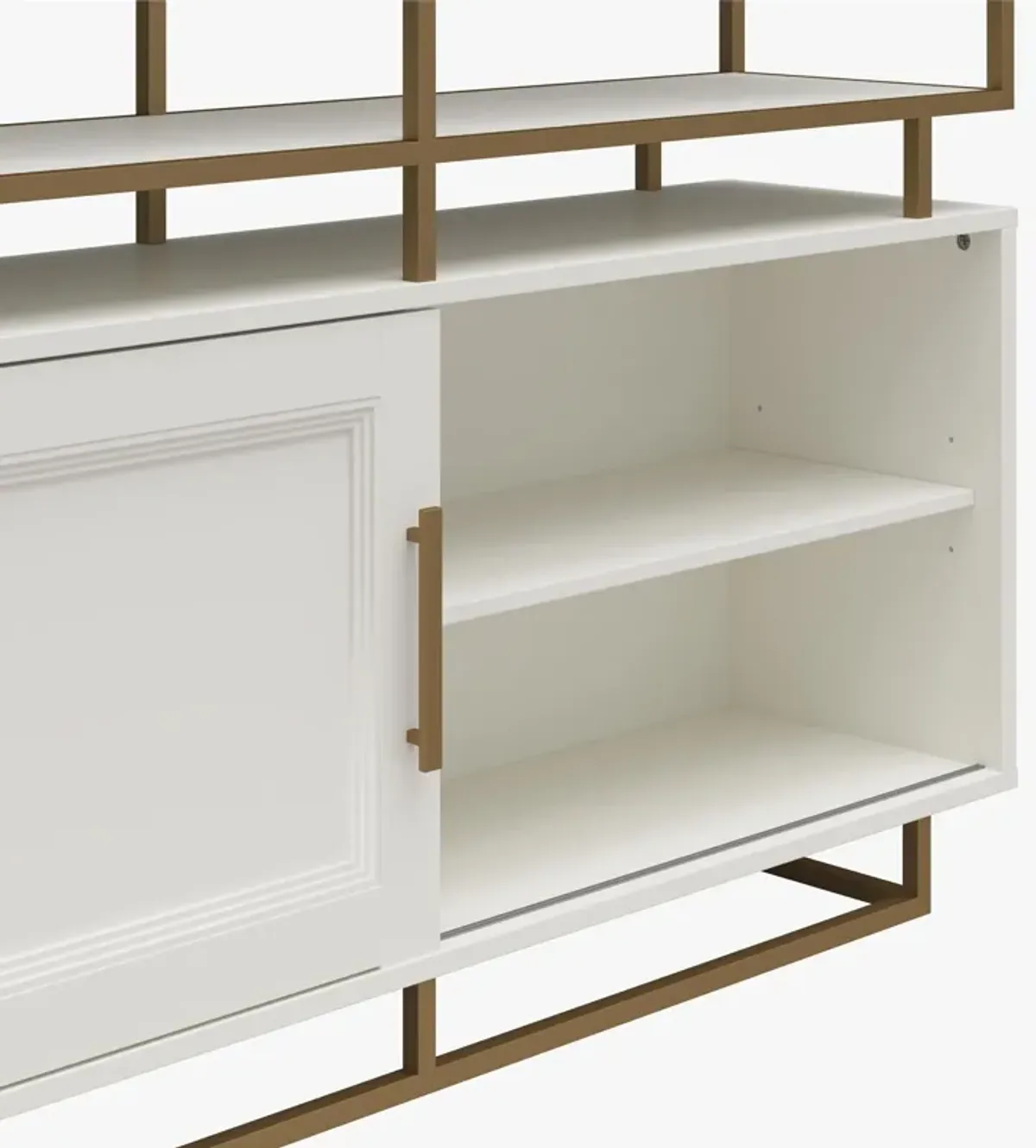 Goldie Modern Contemporary Bookcase Room Divider