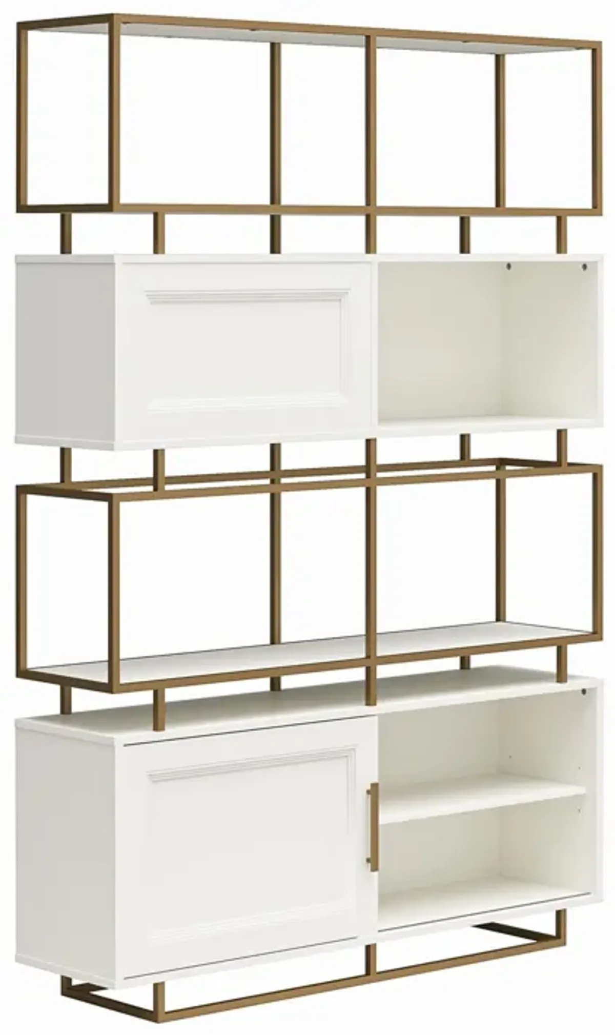 Goldie Modern Contemporary Bookcase Room Divider