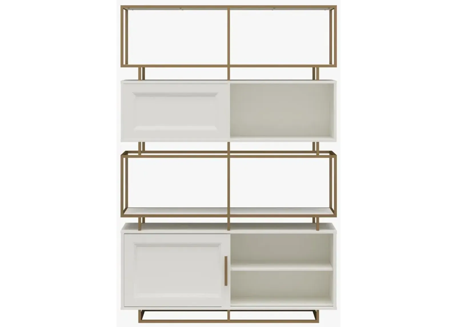 Goldie Modern Contemporary Bookcase Room Divider