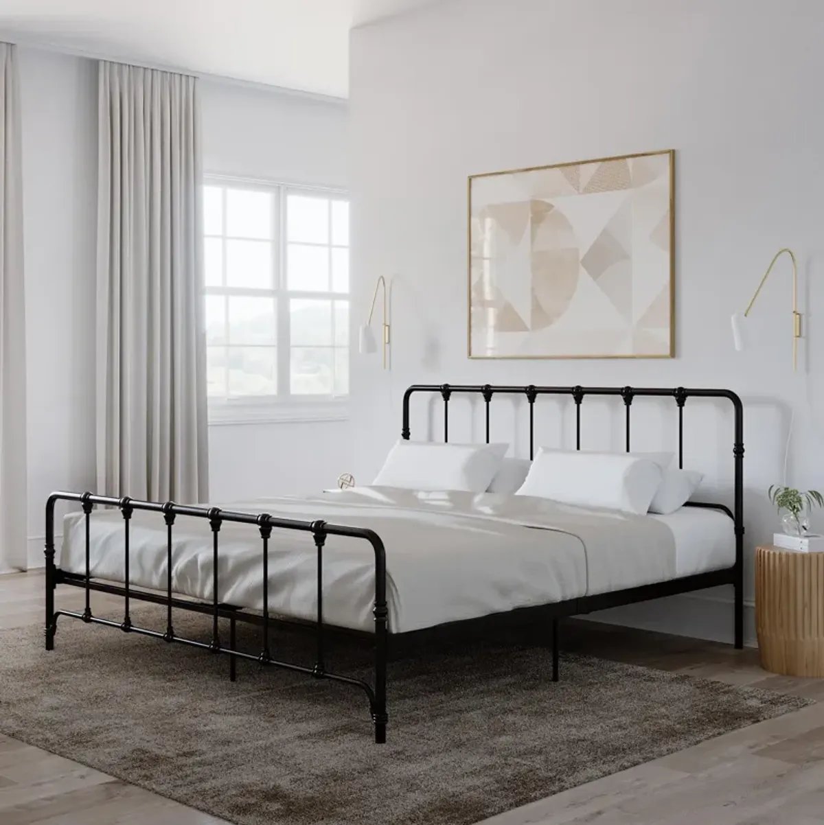 Farmhouse Metal Bed