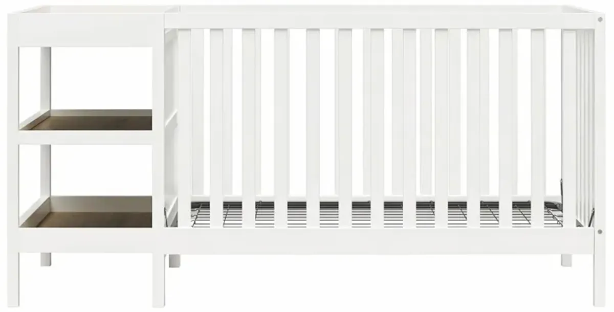 Ema 3-in-1 Convertible Crib & Changer Combo