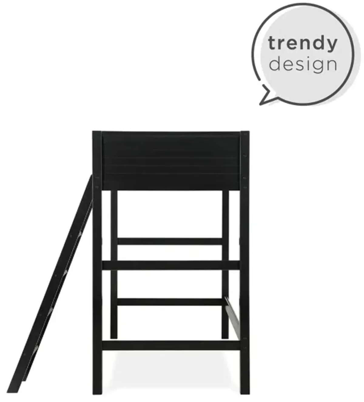 Kiarah Twin Loft Bed with Ladde