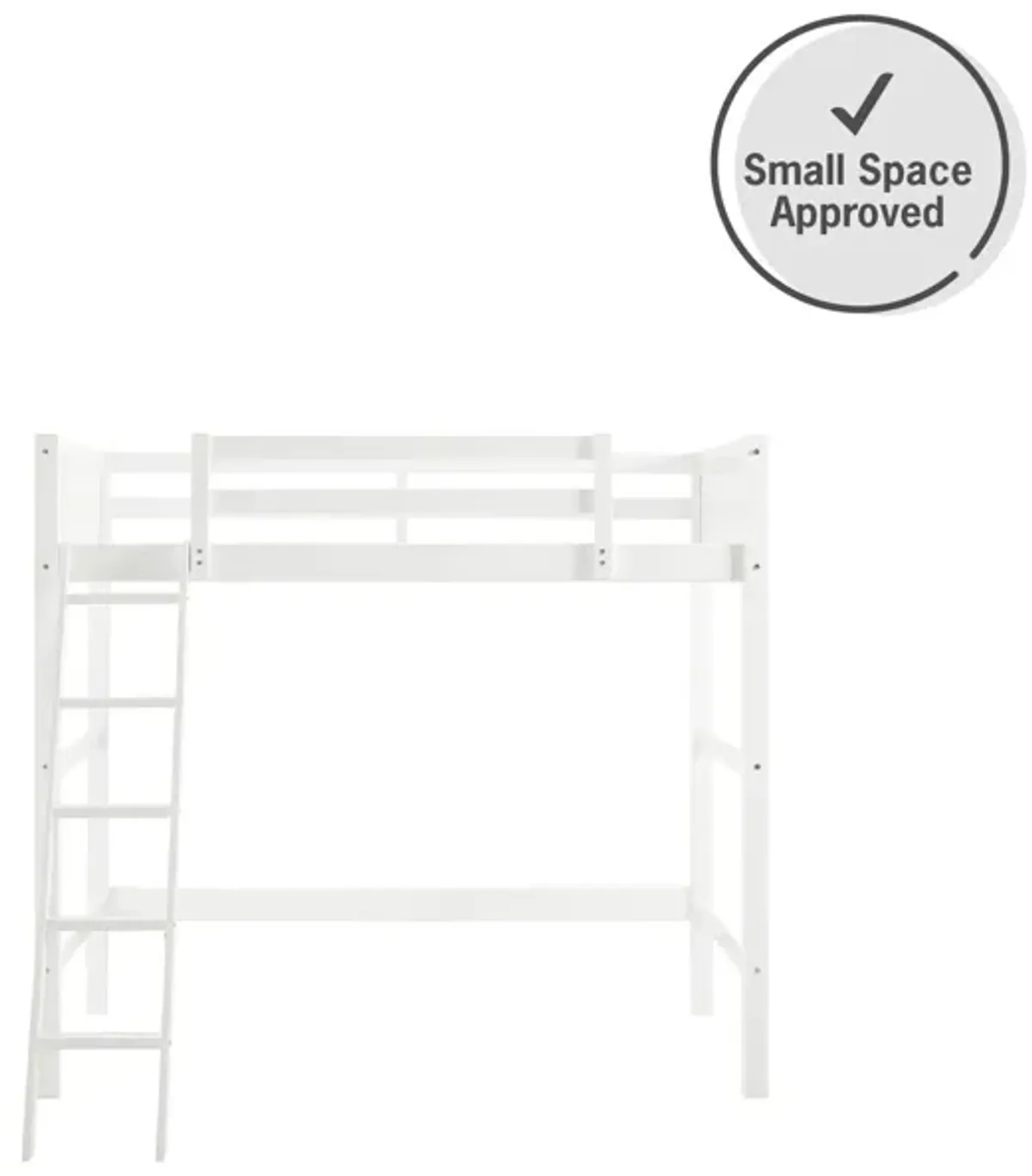 Kiarah Twin Loft Bed with Ladde