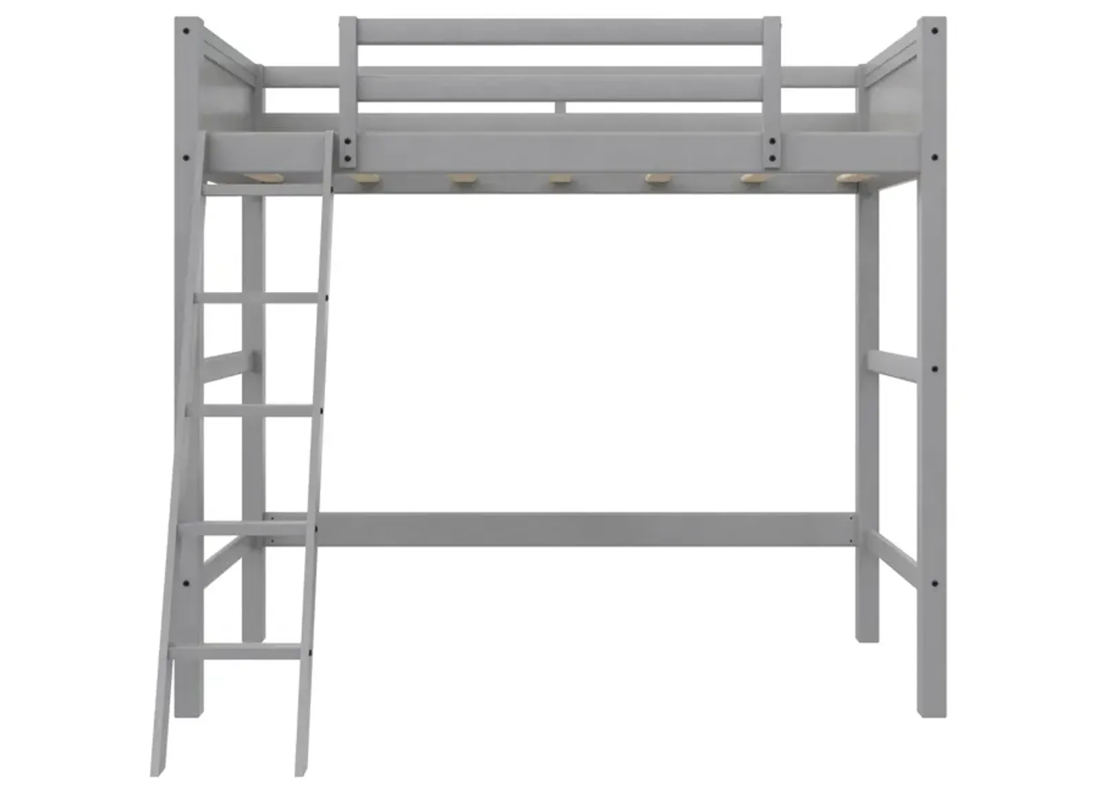 Kiarah Twin Loft Bed with Ladde