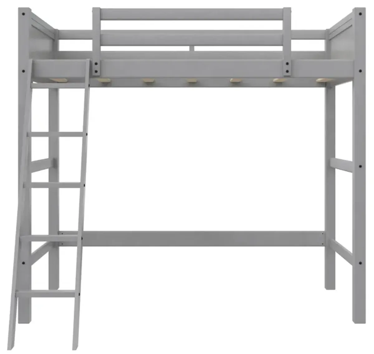 Kiarah Twin Loft Bed with Ladde