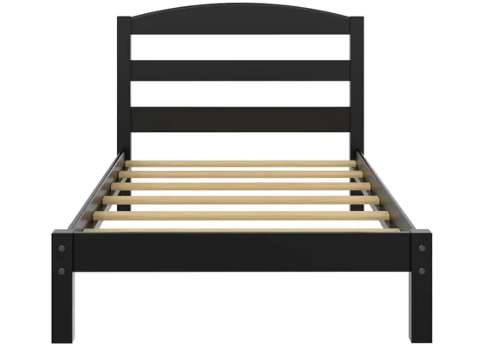 Braylon Wooden Bed Frame with Wood Slats