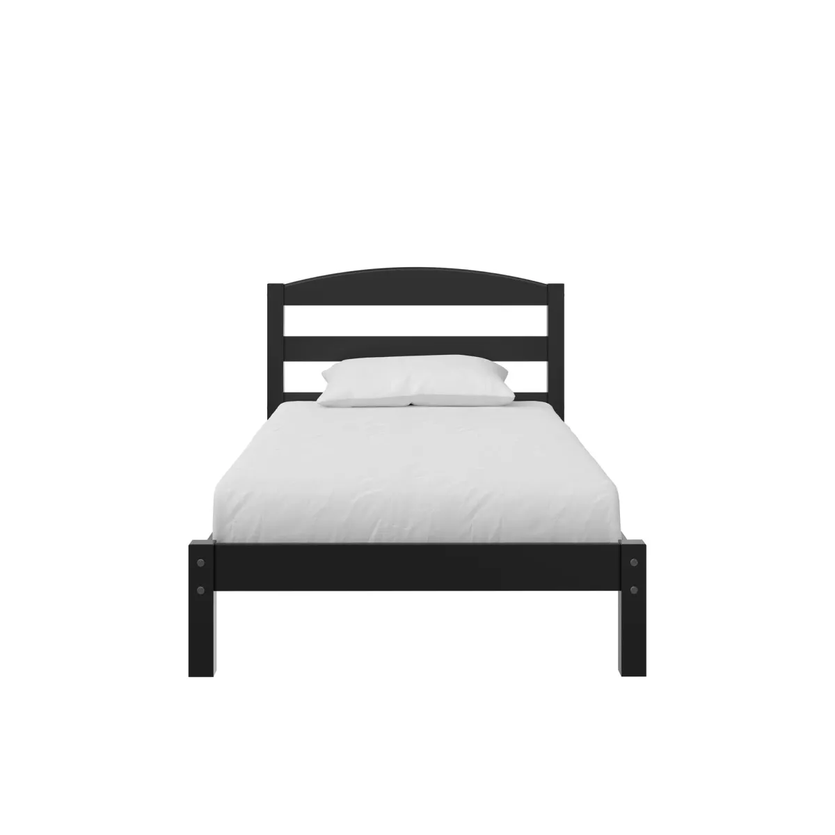 Braylon Wooden Bed Frame with Wood Slats