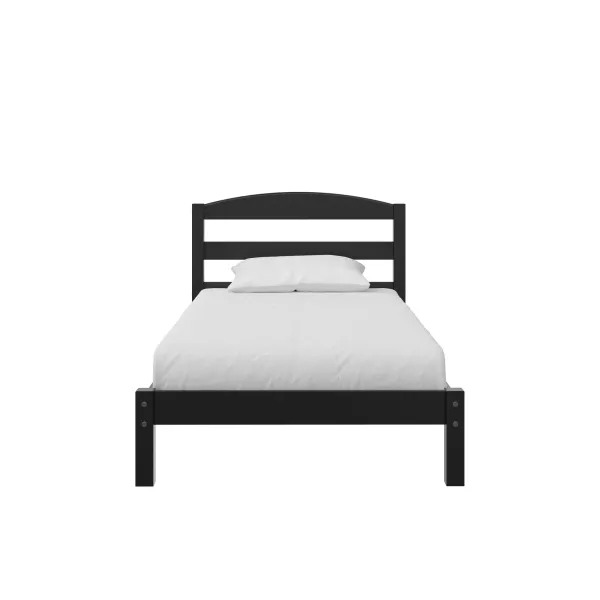 Braylon Wooden Bed Frame with Wood Slats