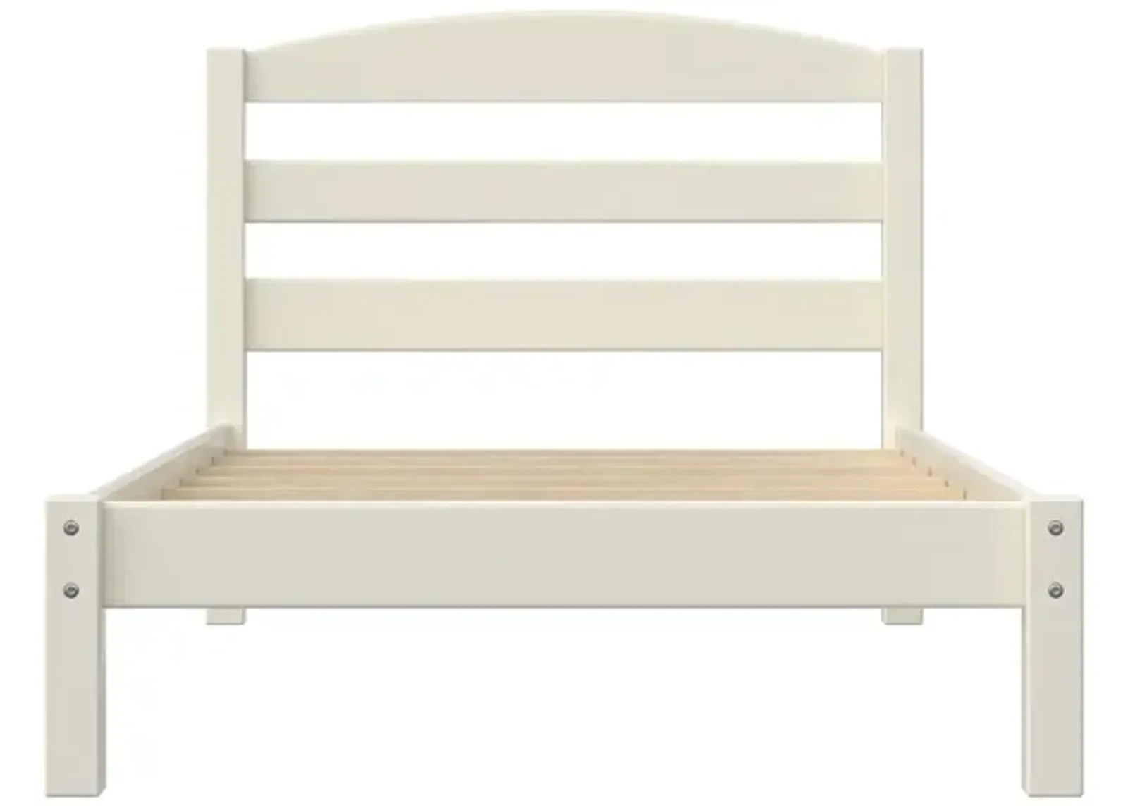 Braylon Wooden Bed Frame with Wood Slats