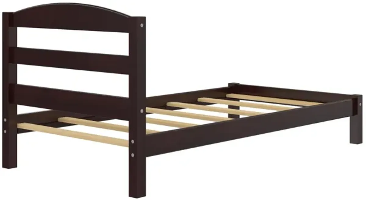 Braylon Wooden Bed Frame with Wood Slats