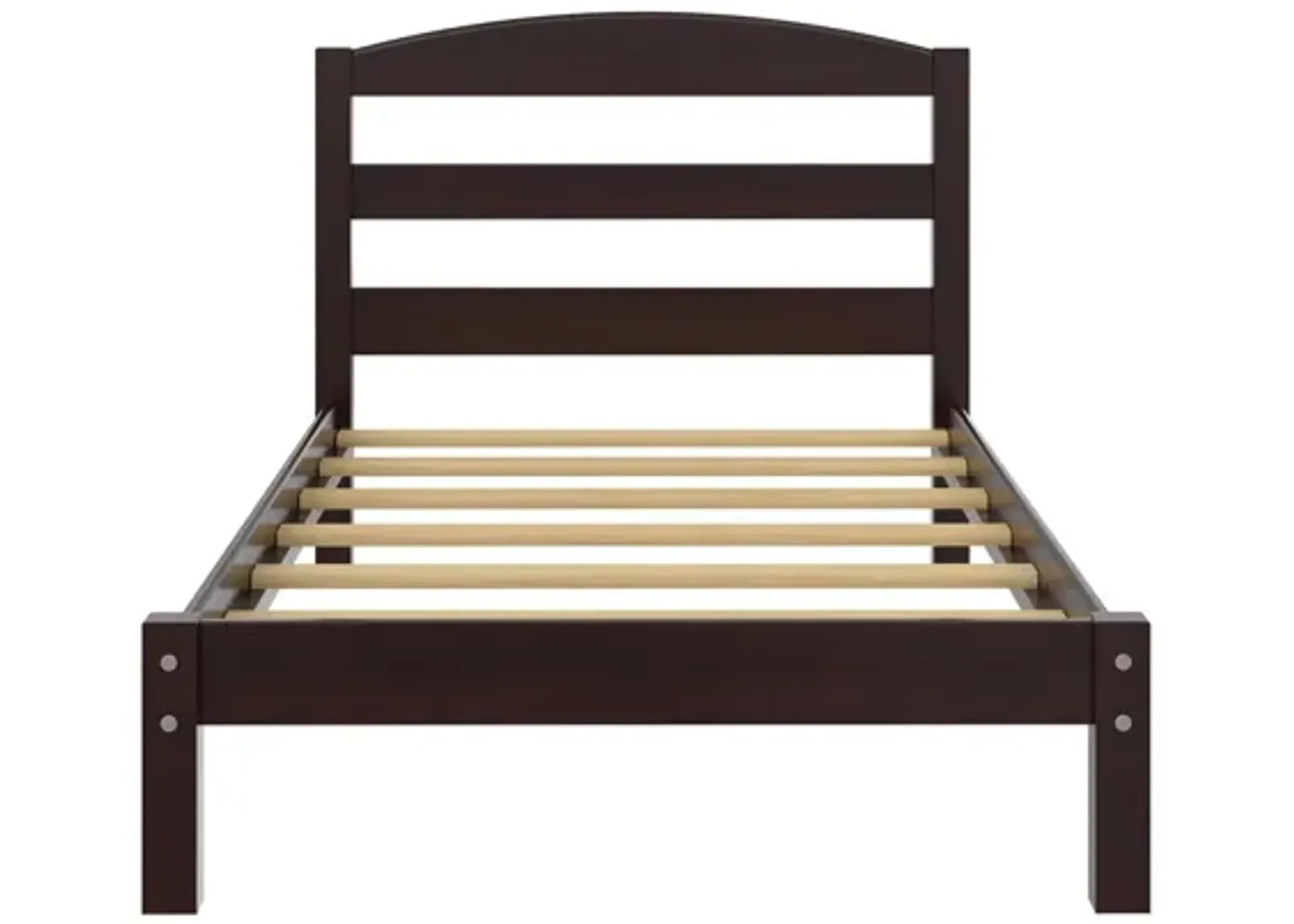 Braylon Wooden Bed Frame with Wood Slats