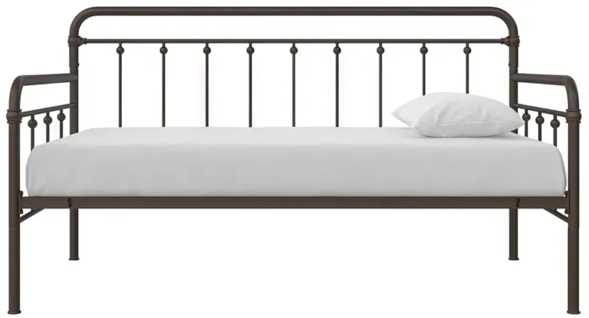 Locky Metal Daybed with Pop Up Trundle Bed