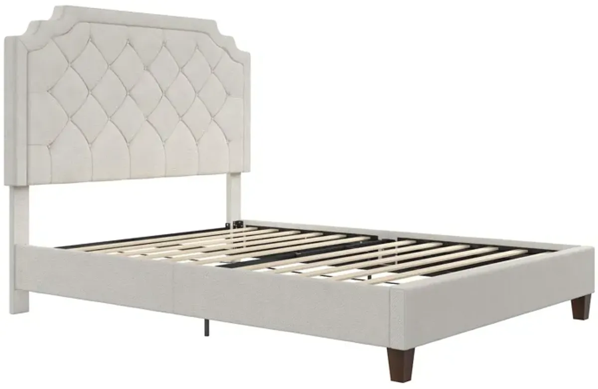 Eloise Chenille Upholstered Platform Bed