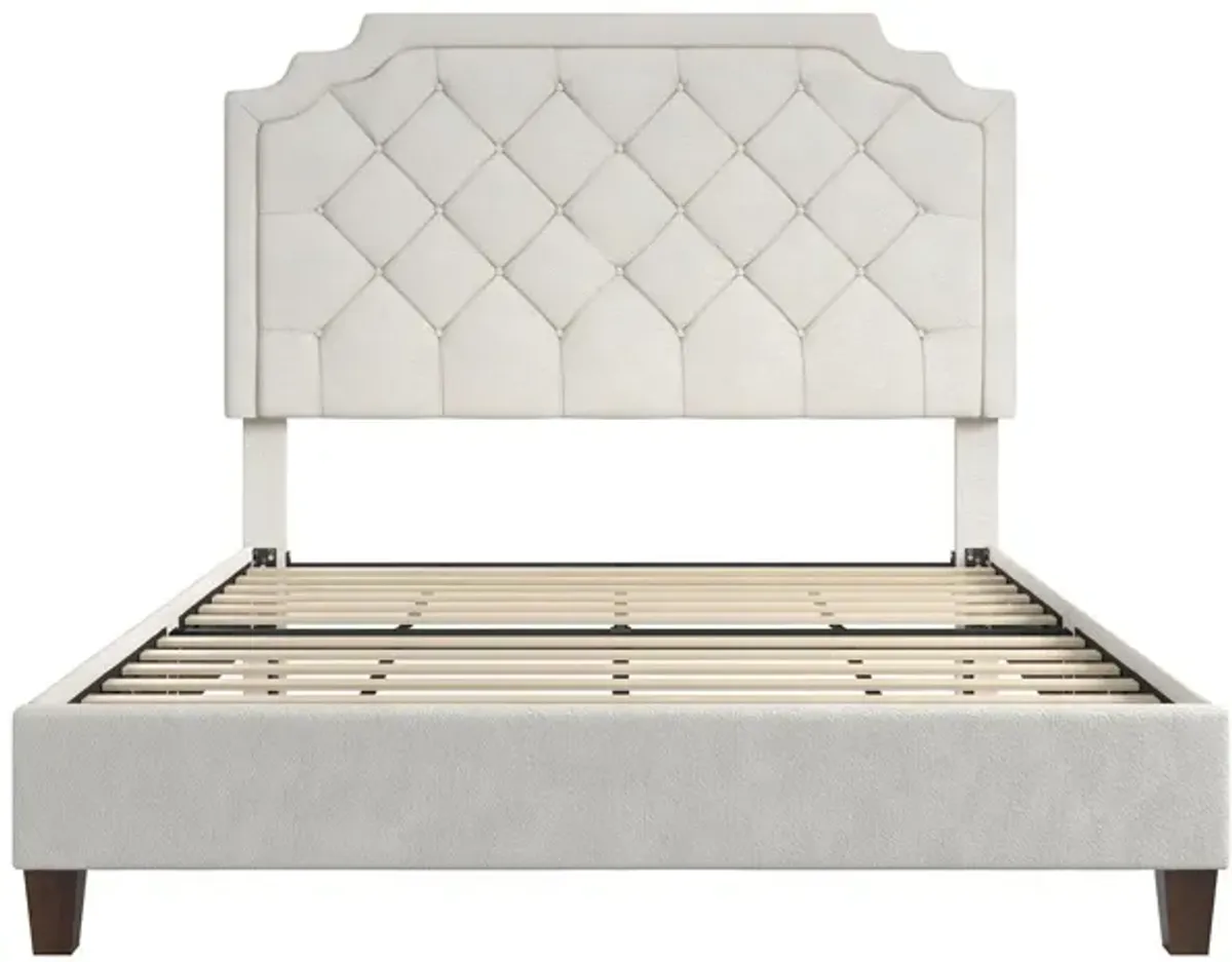 Eloise Chenille Upholstered Platform Bed