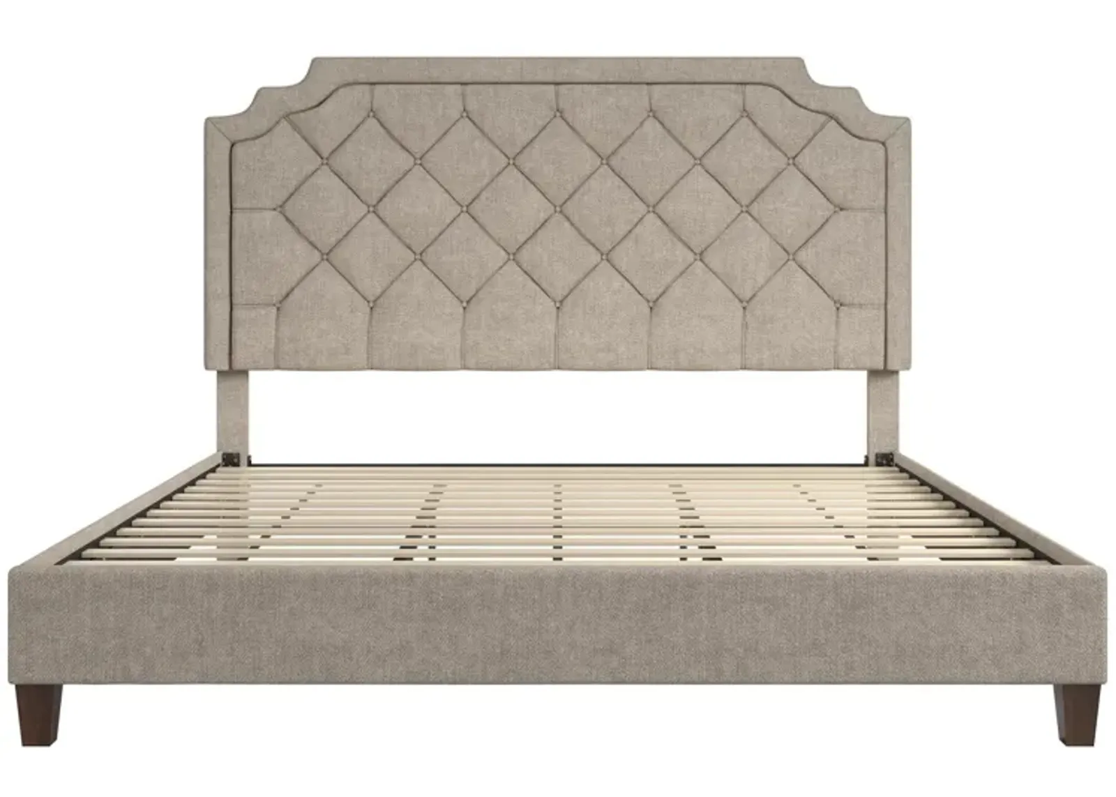 Eloise Chenille Upholstered Platform Bed