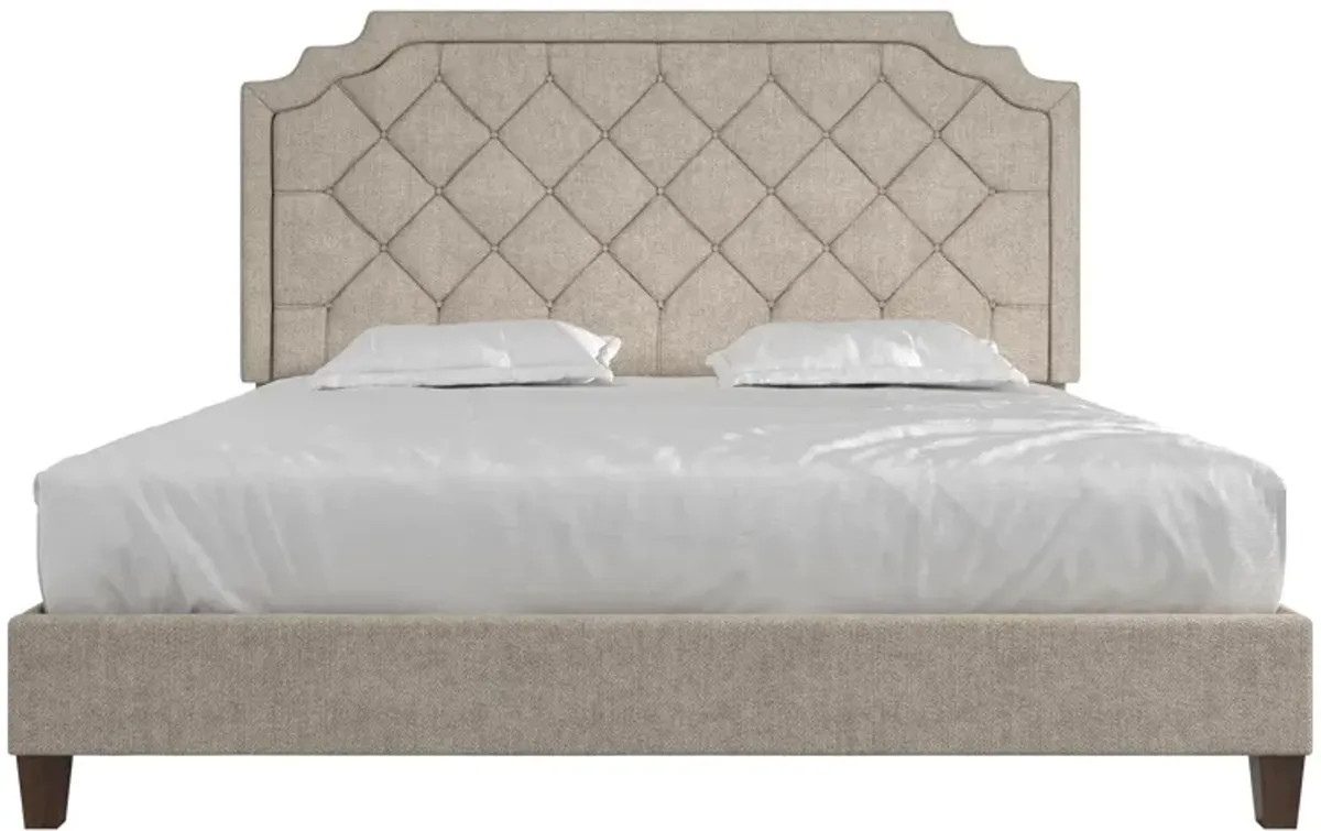 Eloise Chenille Upholstered Platform Bed