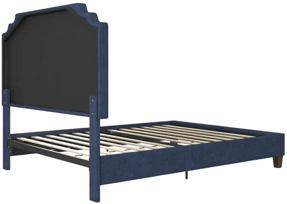 Eloise Chenille Upholstered Platform Bed