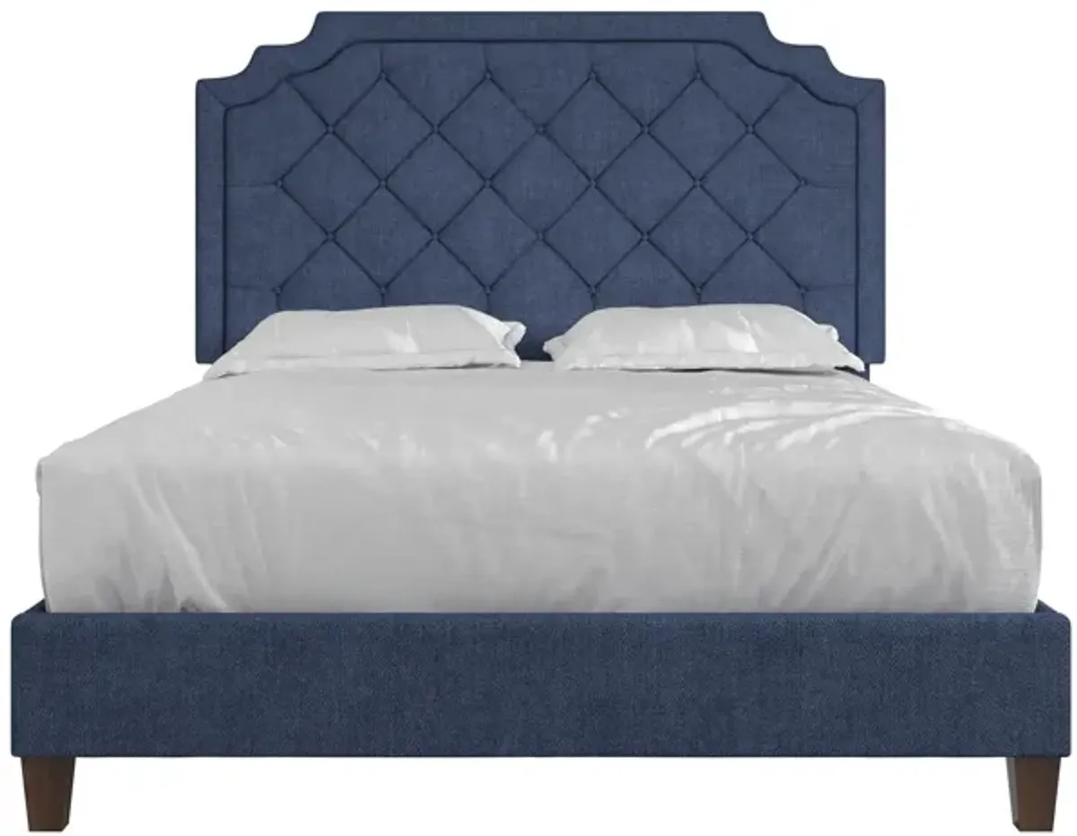 Eloise Chenille Upholstered Platform Bed