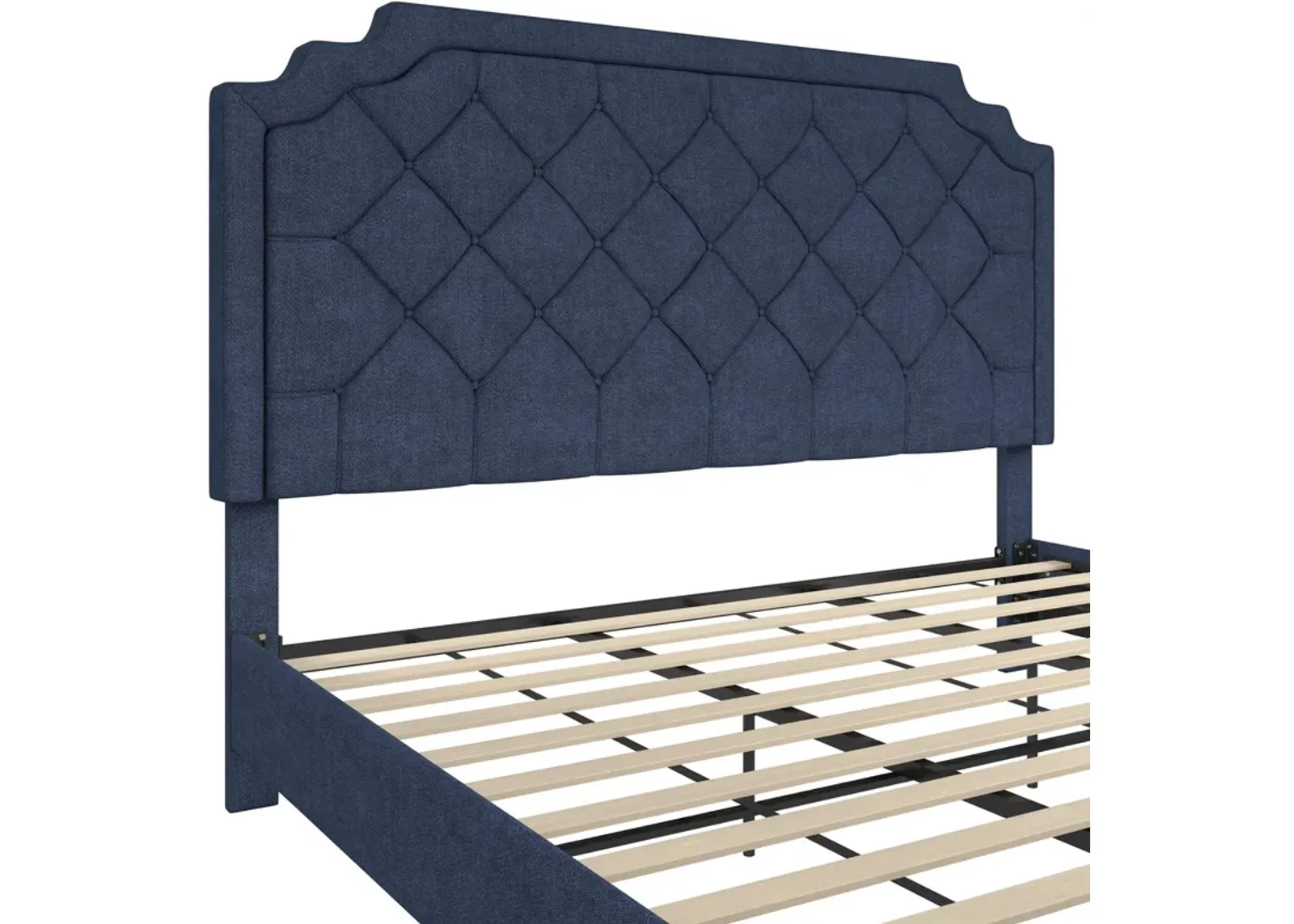 Eloise Chenille Upholstered Platform Bed