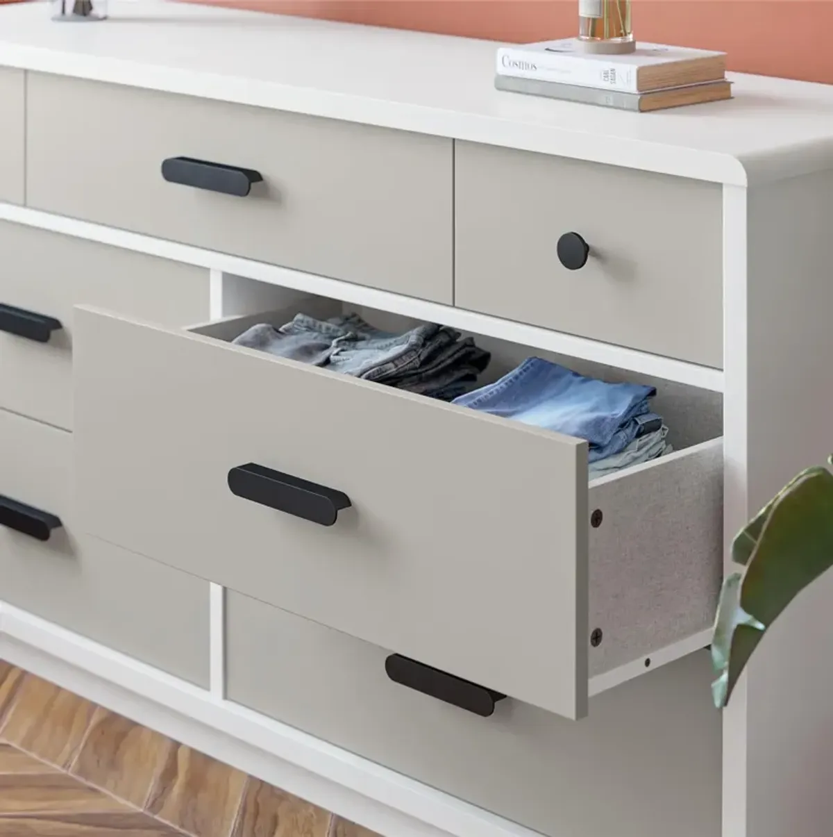 Valencia 7 Drawer Wide Dresser