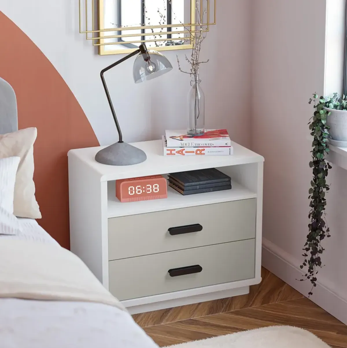 Valencia 2 Drawer Nightstand