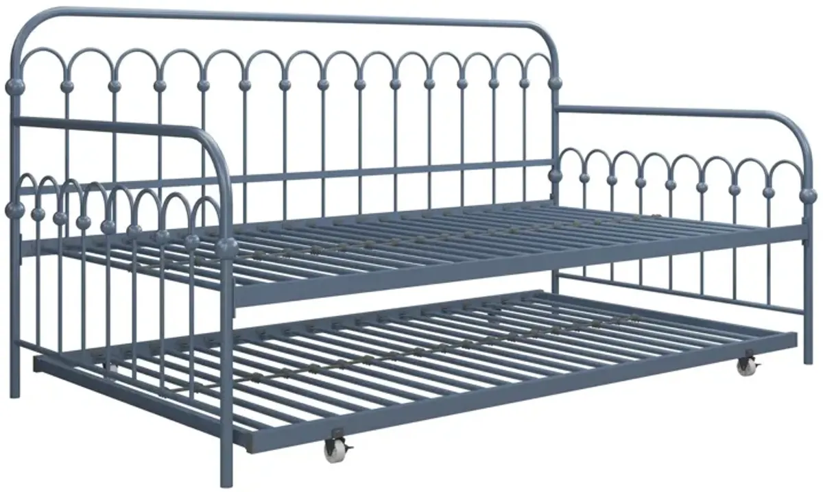 Bright Pop Metal Daybed with Trundle