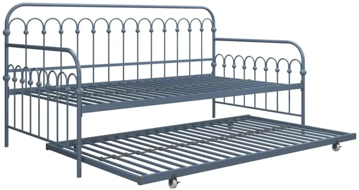 Bright Pop Metal Daybed with Trundle