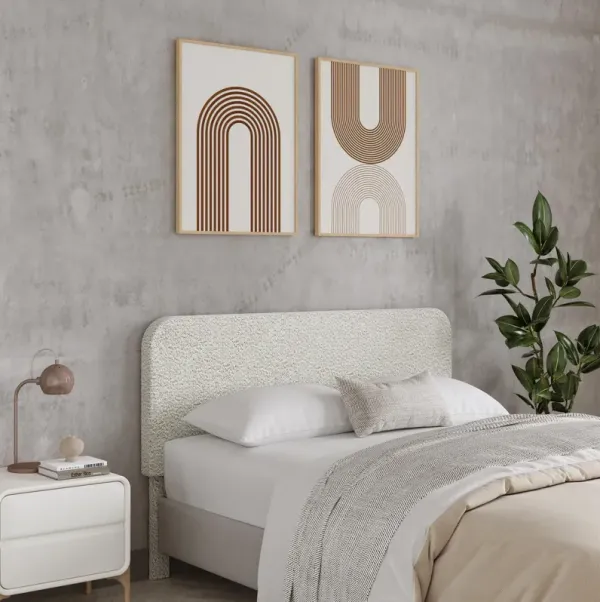 Juliet Full/Queen Boucle Headboard