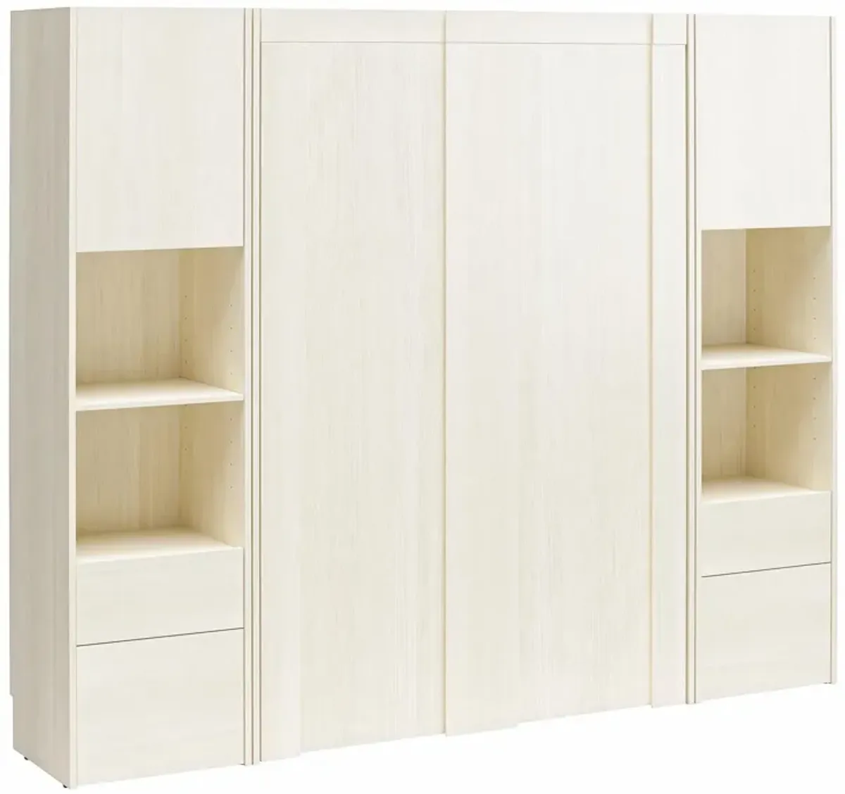 Greenwich Murphy Bed with 2 Wardrobe Side Cabinets