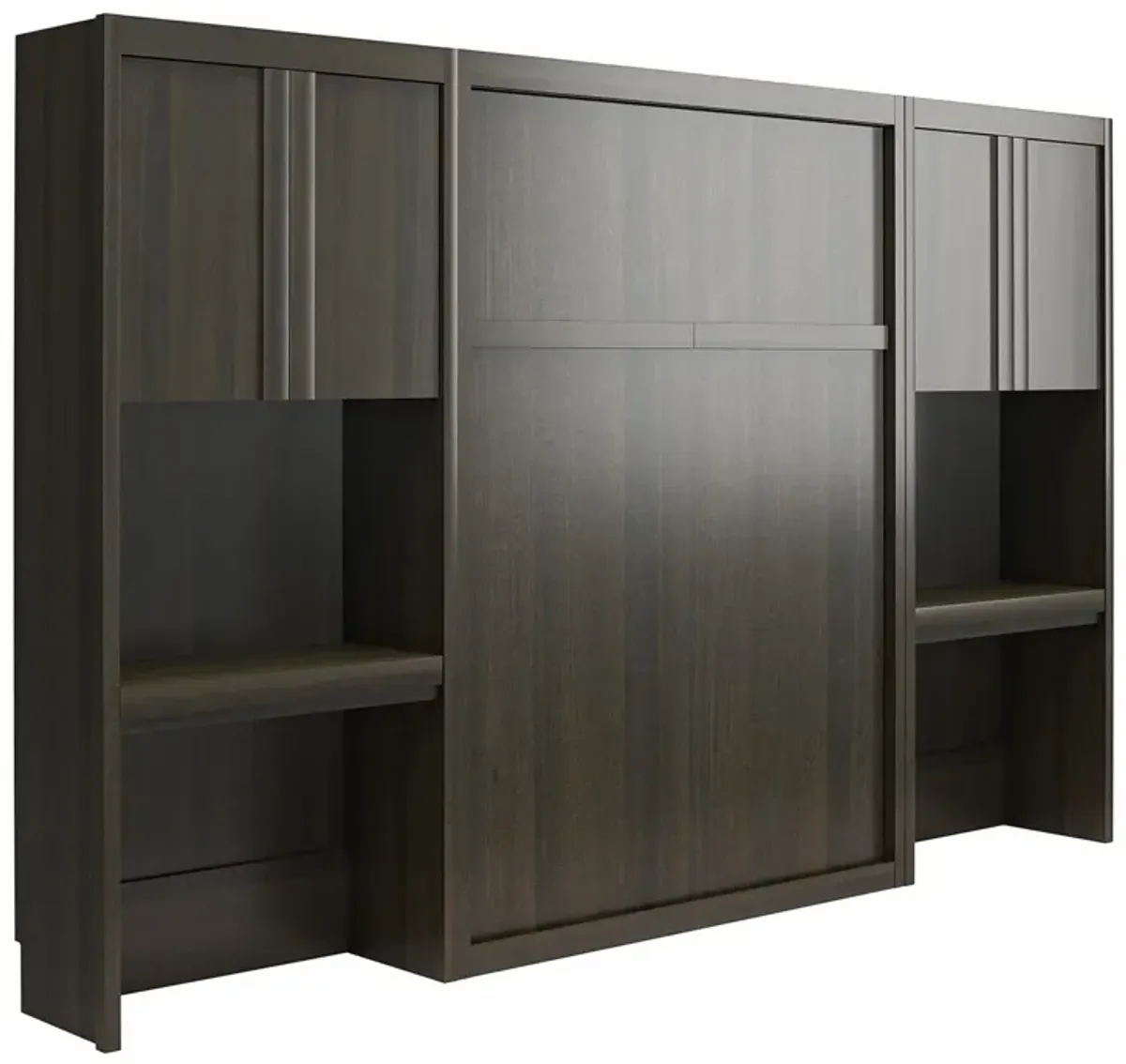 Paramount Murphy Bed with 2 Vanity/Desk Side Cabinets