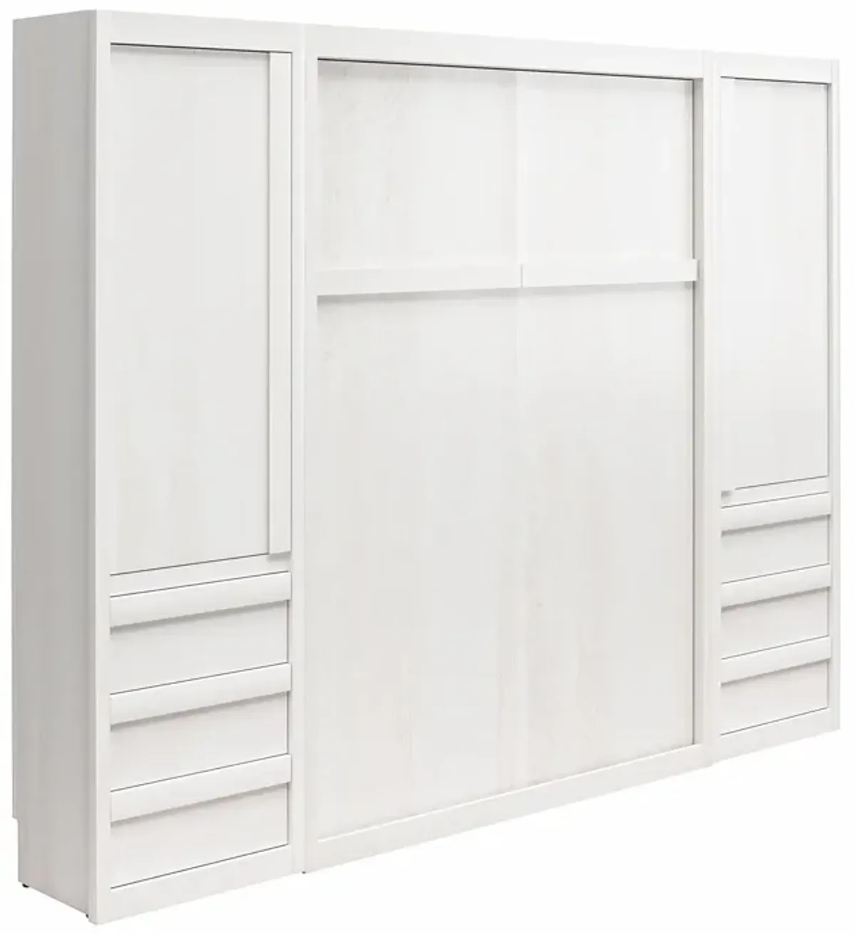 Paramount Murphy Bed with 2 Armoire Side Cabinets