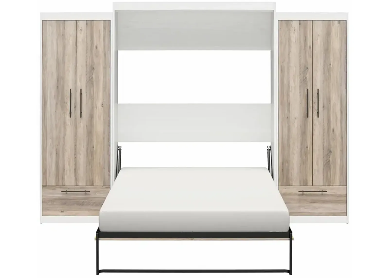 Pinnacle Wall Bed Bundle with 2 Wardrobe Side Cabinets