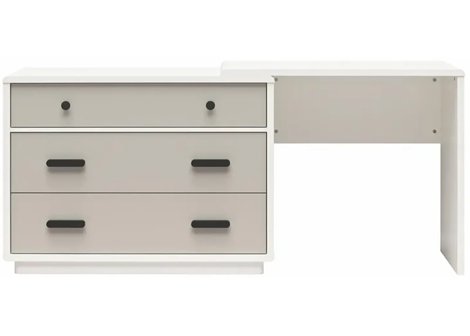 Valencia 3 Drawer Dresser and Desk Combo