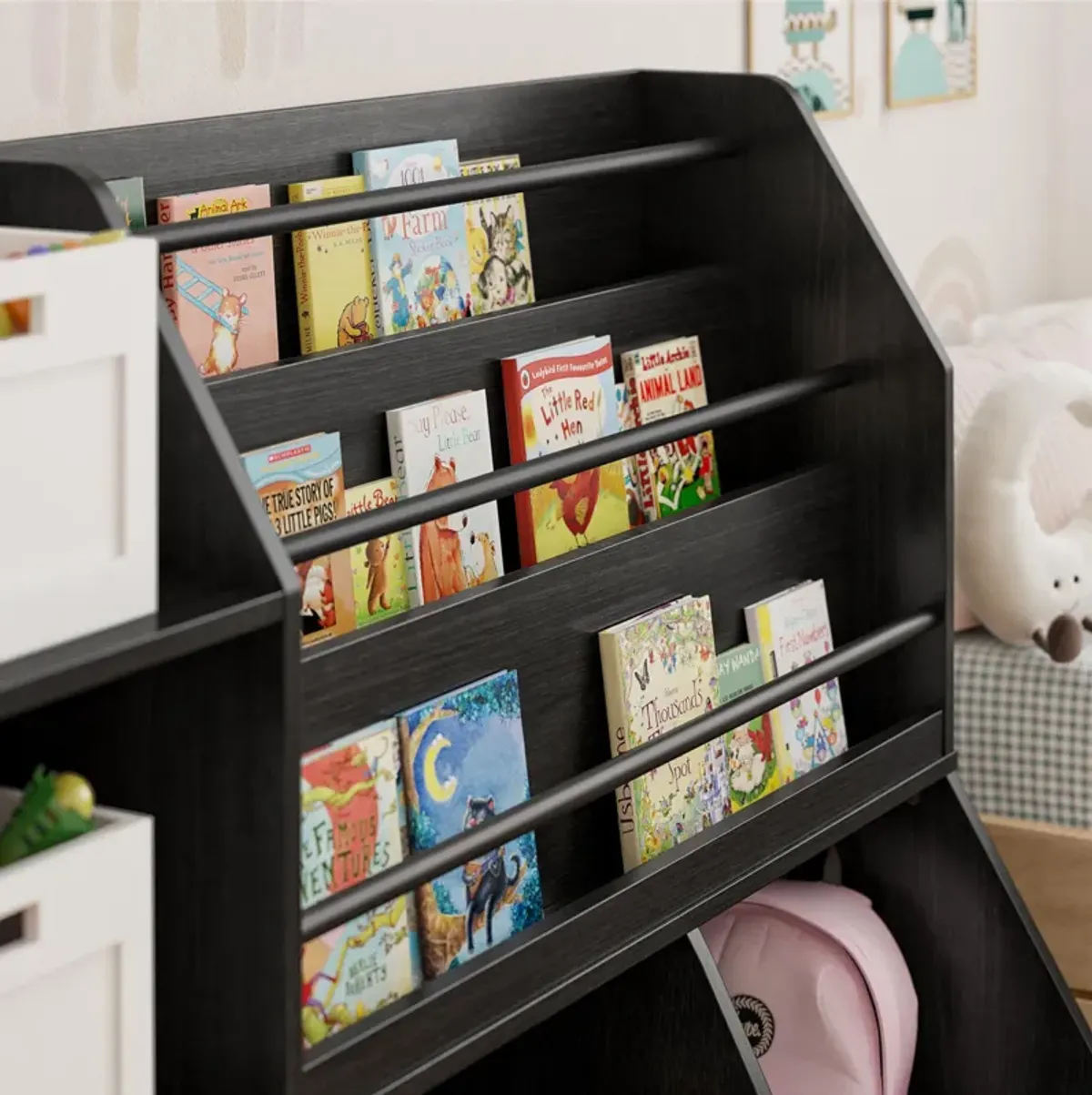 Tyler Kids Extra Large Book and Toy Storage Organizer