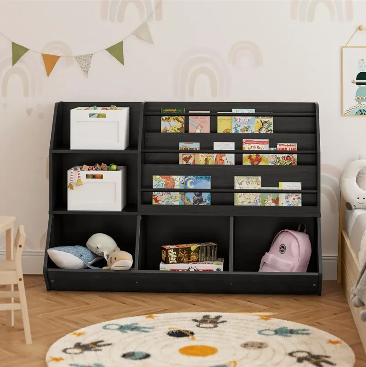 Tyler Kids Extra Large Book and Toy Storage Organizer