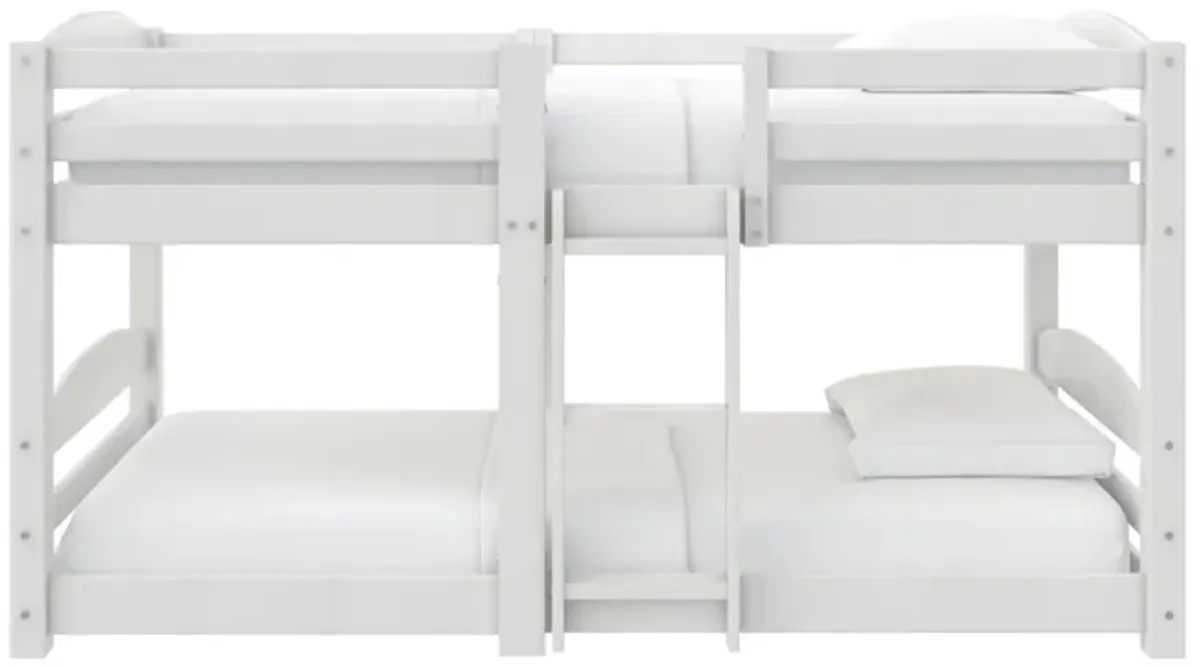 Birley Low Wood Bunk Bed with Integrated Ladder