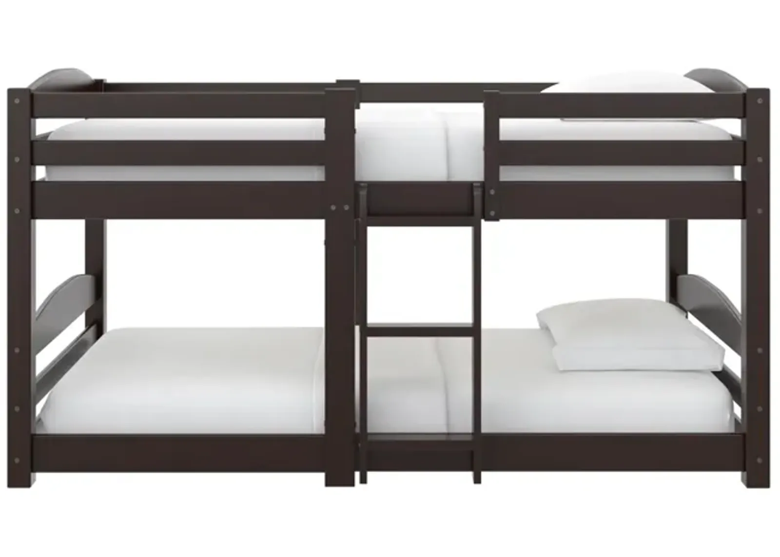 Birley Low Wood Bunk Bed with Integrated Ladder