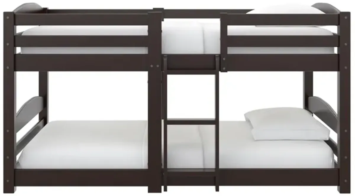 Birley Low Wood Bunk Bed with Integrated Ladder