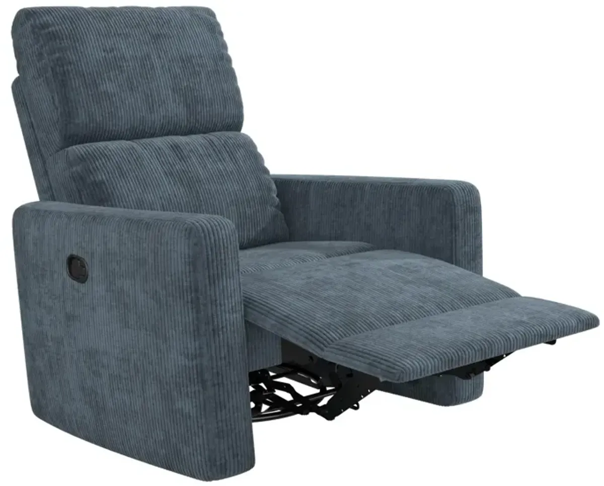 Lukas Upholstered Swivel Recliner Chair