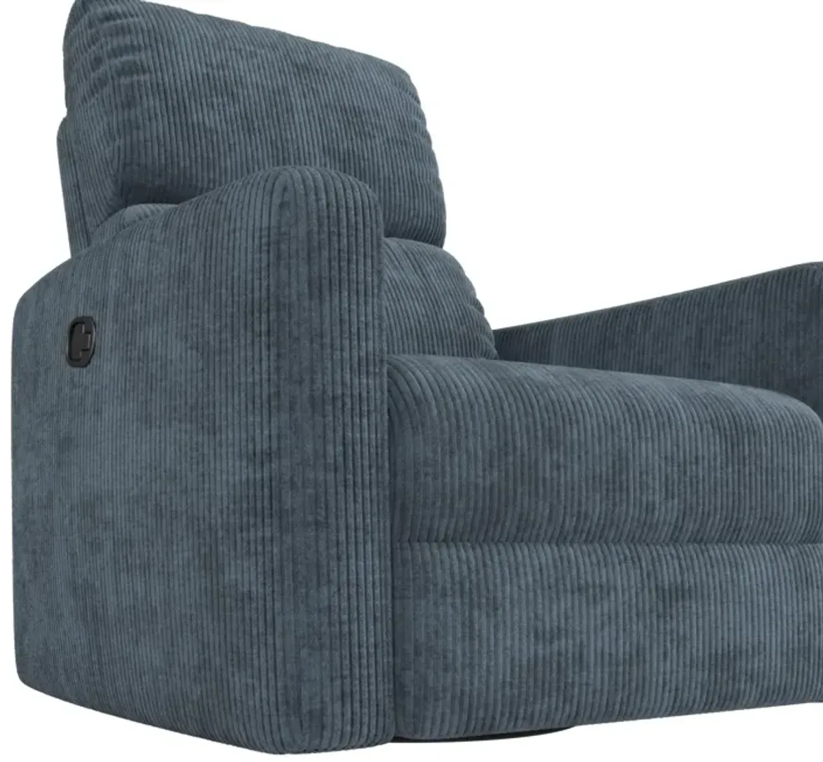 Lukas Upholstered Swivel Recliner Chair